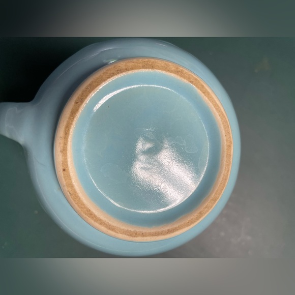 light blue vintage pitcher 7” tall - Picture 4 of 5